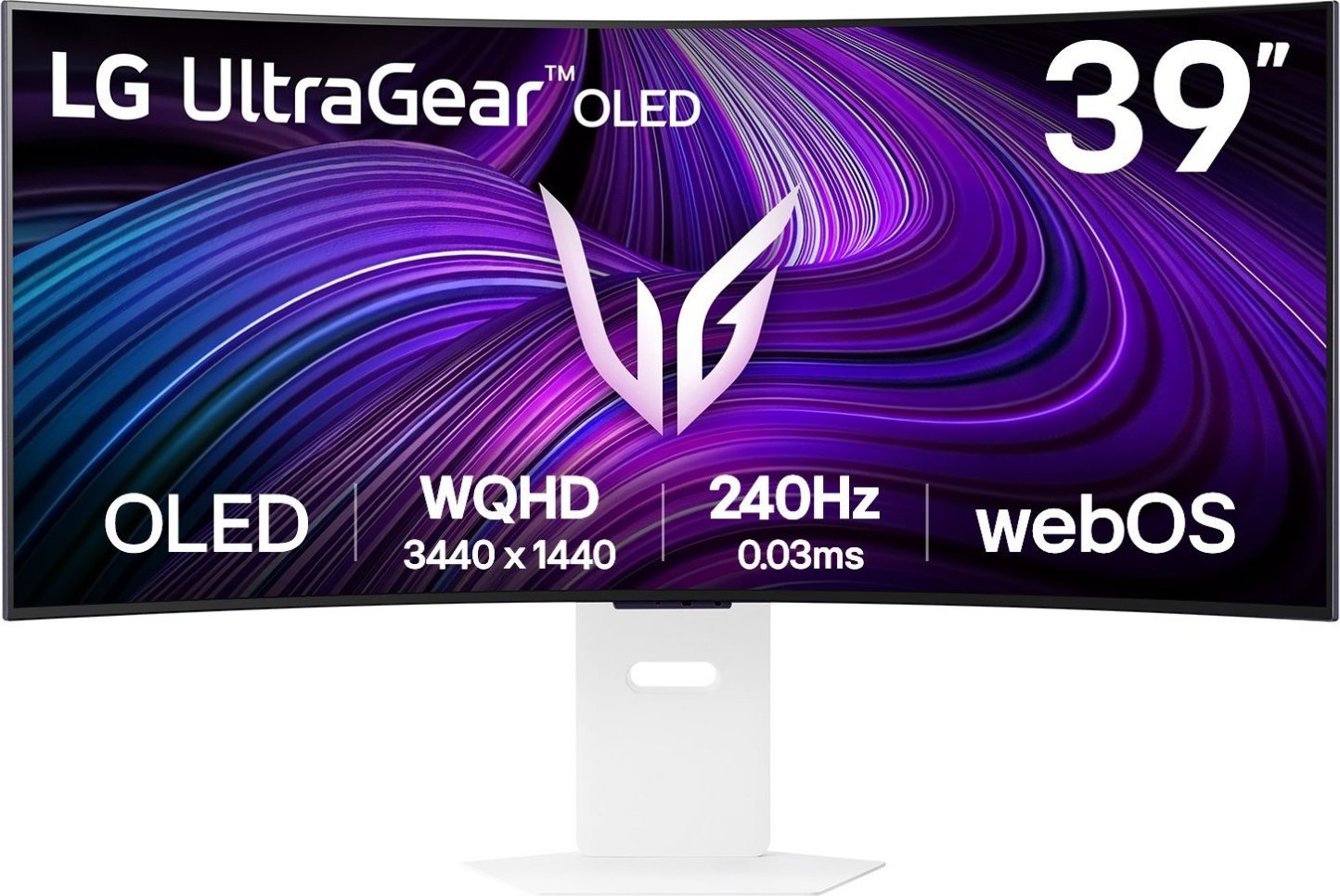 LG MT OLED 39" 39GX90SA - OLED panel, Smart, 3440x1440, 240Hz, 2xHDMI, DP, USB 3.0, nast výška, G-sync