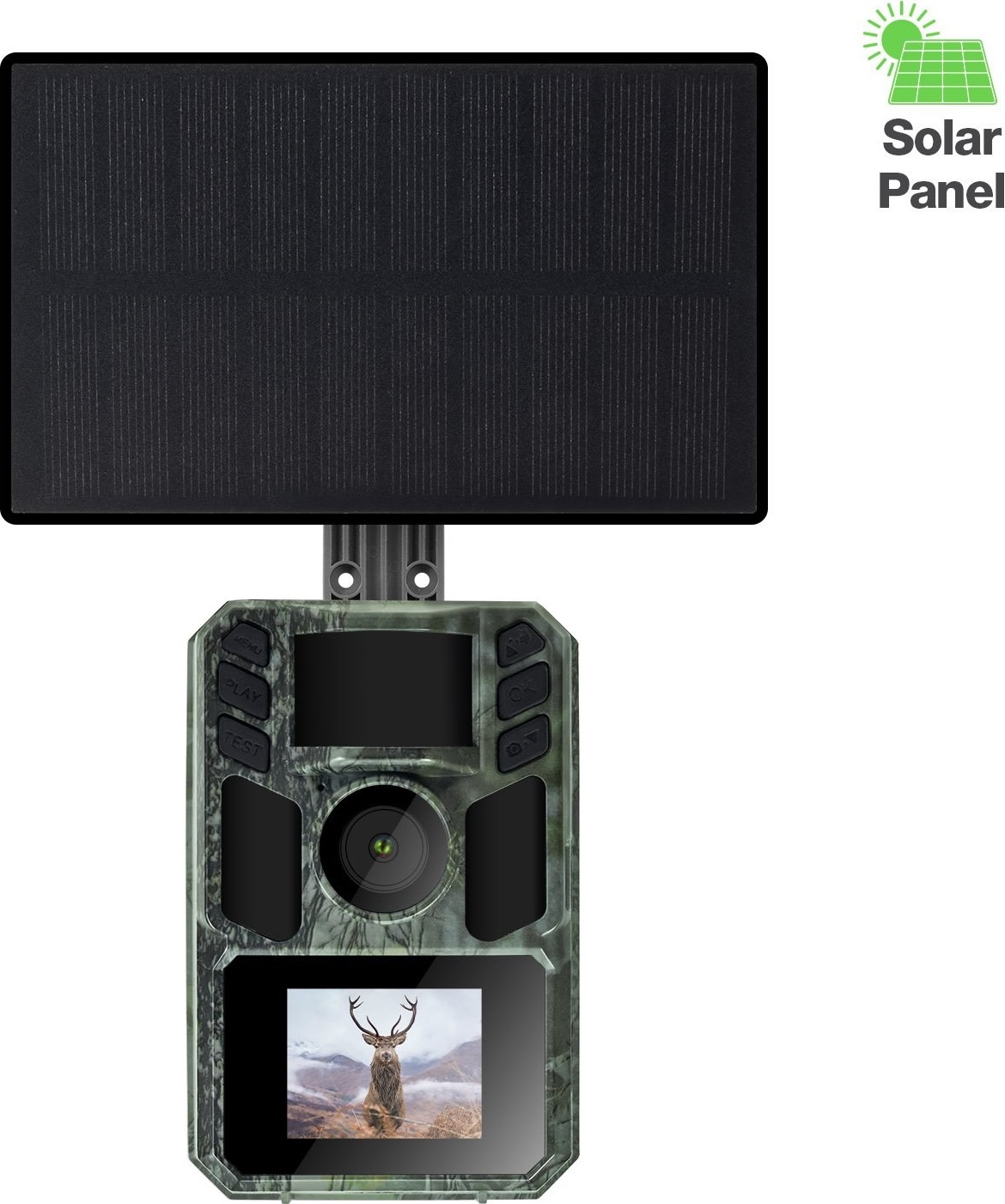 EVOLVEO StrongVision Solar WiFi, fotopast s Aplikací WiFi a solárním panelem