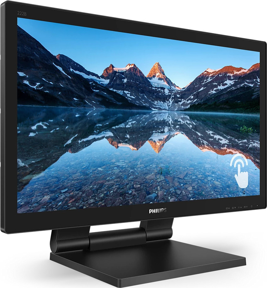 Philips MT 21,5" 222B9TA - 1920x1080,VA,60Hz,Dotykový,D-Sub,DVI,HDMI,DP,USBhub,Repro