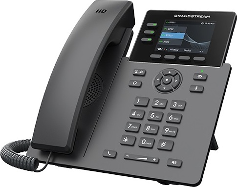 Grandstream GRP2611G SIP telefon, 3 účty, PoE, 12BLF klíčů, gigabit port
