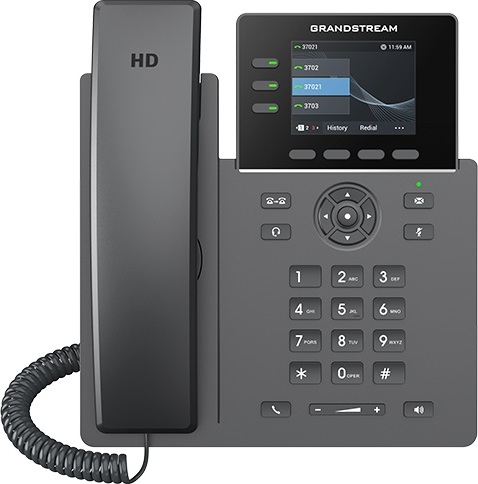 Grandstream GRP2611G SIP telefon, 3 účty, PoE, 12BLF klíčů, gigabit port