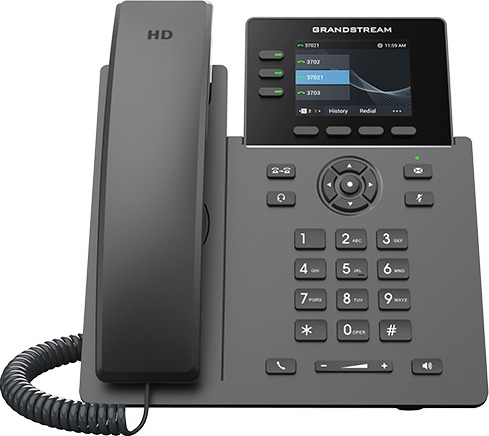 Grandstream GRP2611G SIP telefon, 3 účty, PoE, 12BLF klíčů, gigabit port