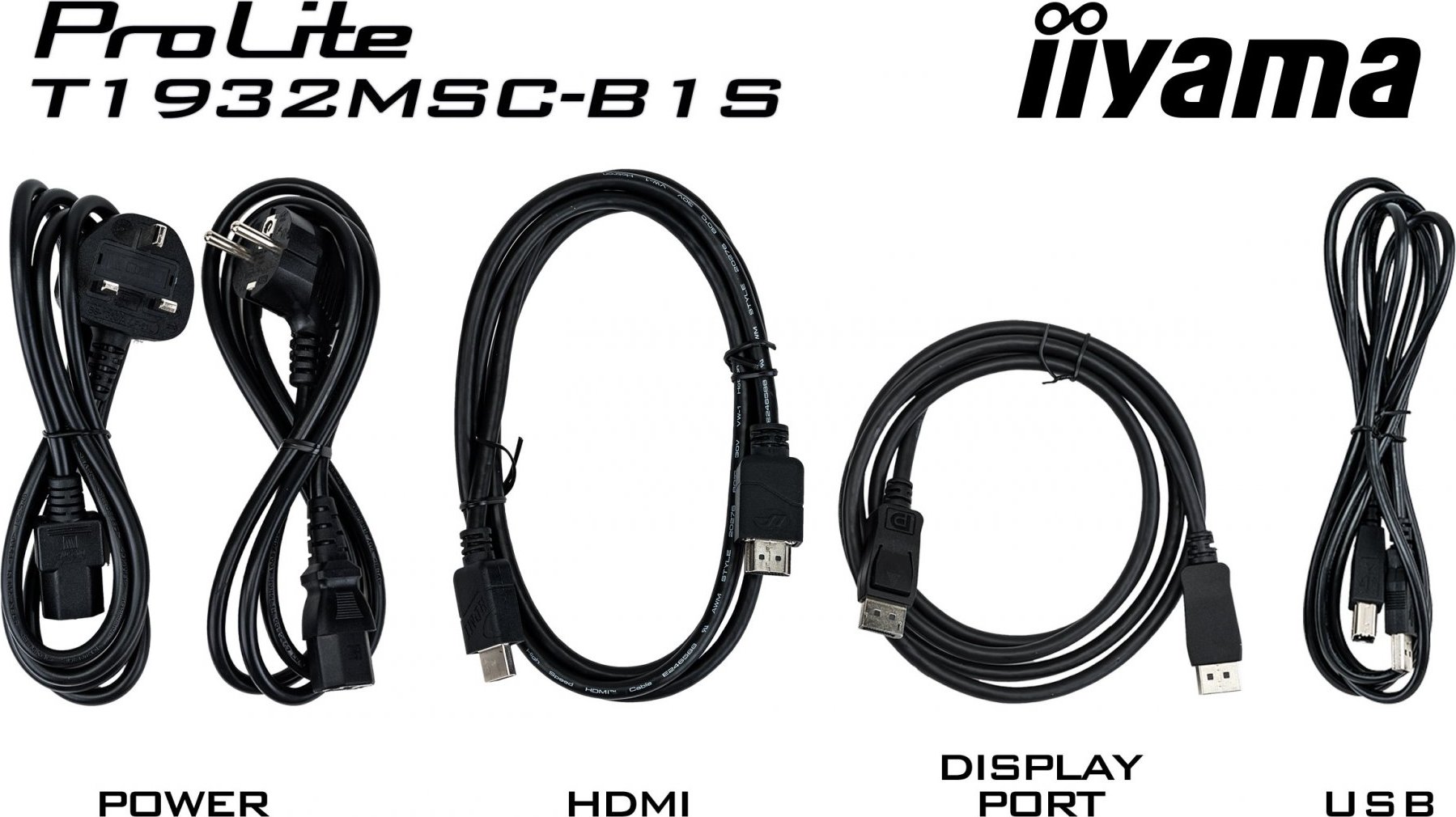 19" iiyama T1932MSC-B1S:IPS,SXGA,PCAP,HDMI,DP