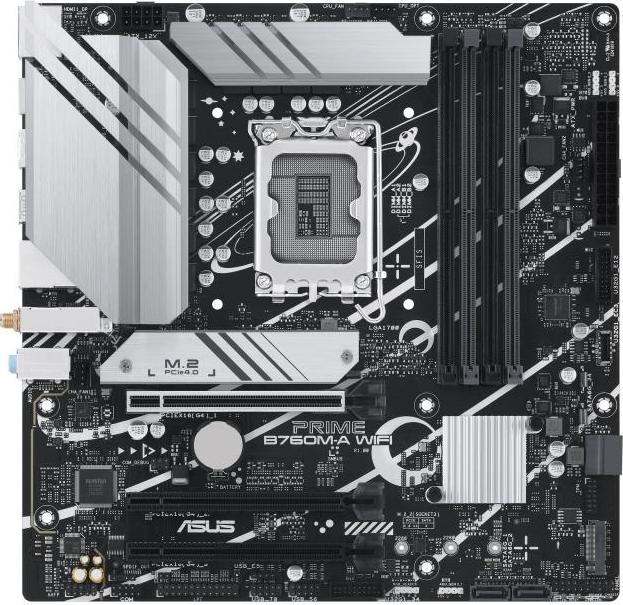 ASUS MB Sc LGA1700 PRIME B760M-A WIFI, Intel B760, 4xDDR5, 1xDP, 2xHDMI, mATX