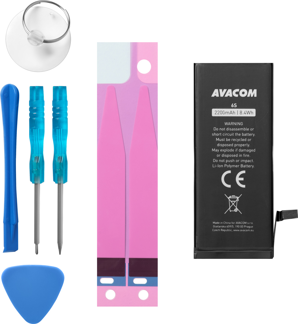 AVACOM batéria pre Apple iPhone 6s - vysokokapacitná, Li-Ion 3,82 V 2200 mAh (náhradná 616-00036)