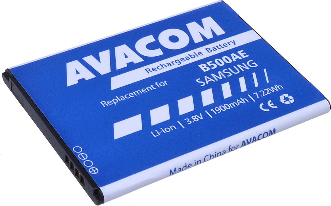 AVACOM batéria do mobilu Samsung Galaxy S4 mini, Li-Ion 3,8V 1900mAh, (náhrada EB-B500BE)