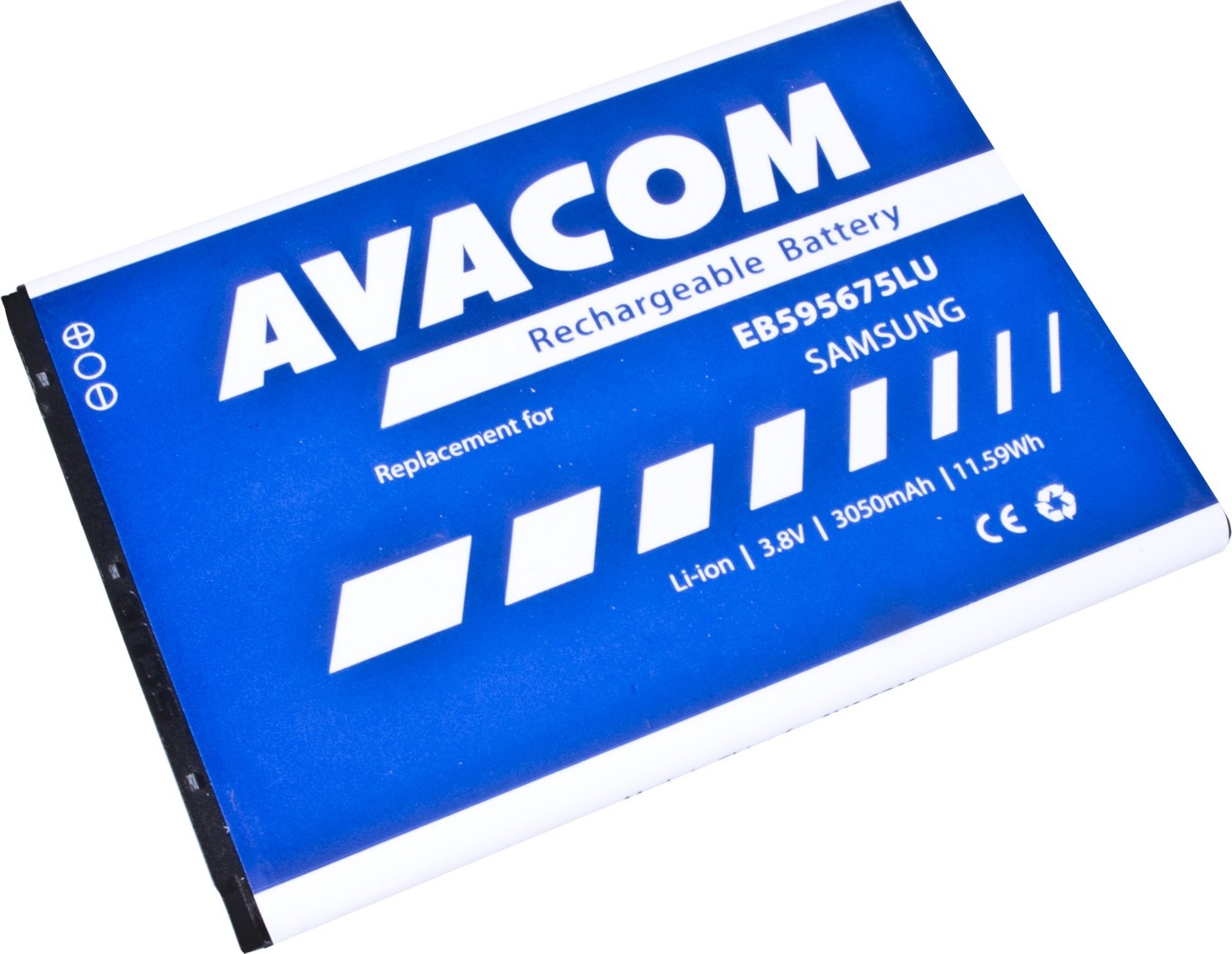 AVACOM batéria do mobilu Samsung Galaxy Note 2, Li-Ion 3,8V 3050mAh (náhrada EB595675LU)