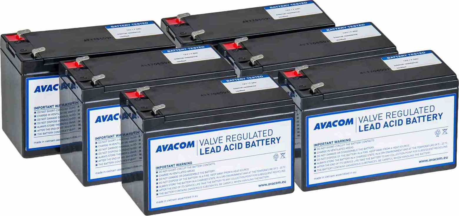 AVACOM AVA-RBP06-12072-KIT - batéria pre CyberPower, EATON, Effekta, FSP Fortron, Legrand UPS