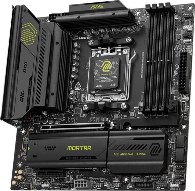 MSI MB Sc AM5 MAG B850M MORTAR WIFI, AMD B850, 4xDDR5, 1xHDMI, WiFi, mATX