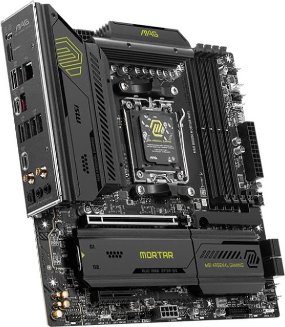 MSI MB Sc AM5 MAG B850M MORTAR WIFI, AMD B850, 4xDDR5, 1xHDMI, WiFi, mATX