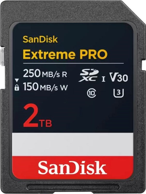SanDisk SDXC karta 2TB Extreme PRO (250 MB/s Class 10, UHS-I U3 V30)