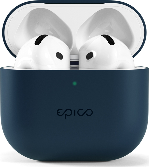 Epico silikonové pouzdro pro AirPods 4 - modrá