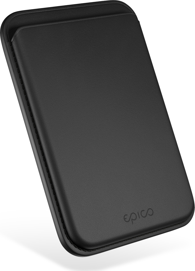 Epico Mag+ Leather Wallet - černá