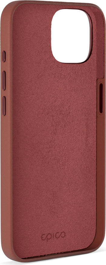 Epico Mag+ kožený kryt iPhone 15 - hnědá