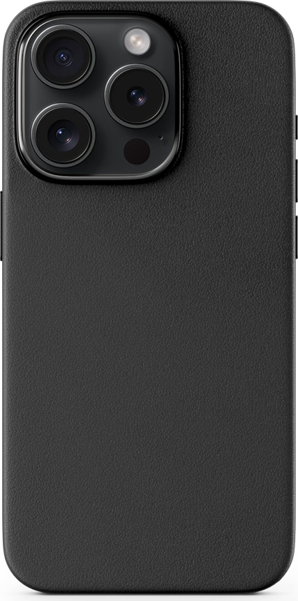 Epico Mag+ kožený kryt iPhone 15 Pro Max - černá
