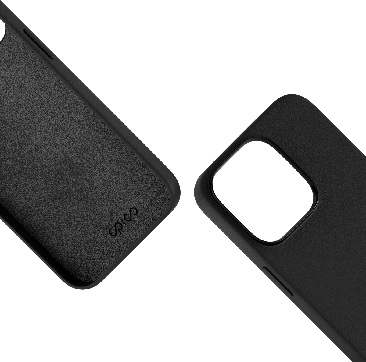 Epico Mag+ kožený kryt iPhone 15 Pro Max - černá