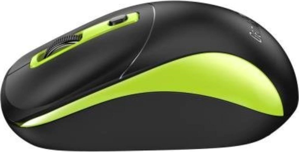 GENIUS myš NX-7123/ 1200 dpi/ bezdrátová/ Copilot/ černo-zelená
