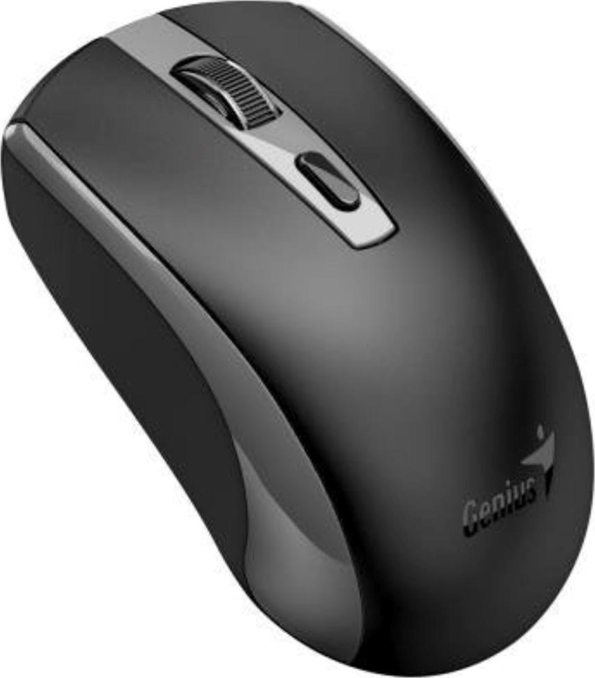 GENIUS myš ECO-8150/ 1200 dpi/ bezdrátová/ dobíjecí/ Copilot/ černo-šedá