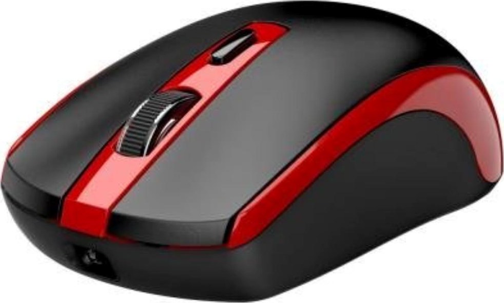 GENIUS myš ECO-8150/ 1200 dpi/ bezdrátová/ dobíjecí/ Copilot/ černo-červená