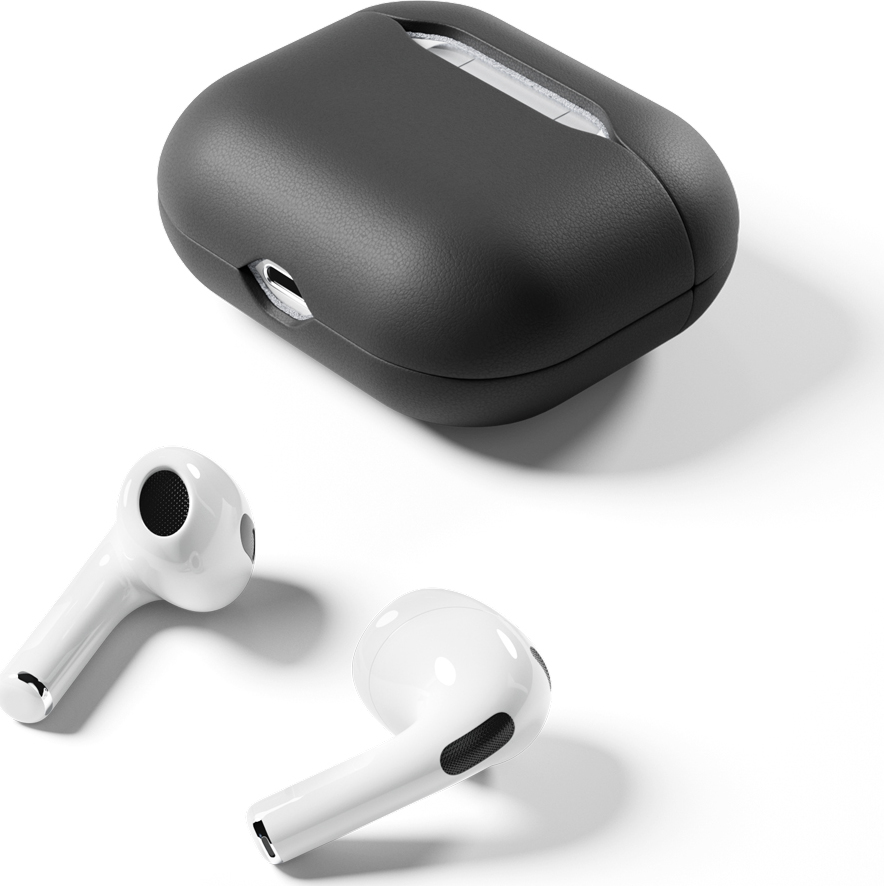 Epico Leather Case Airpods 3 - černá