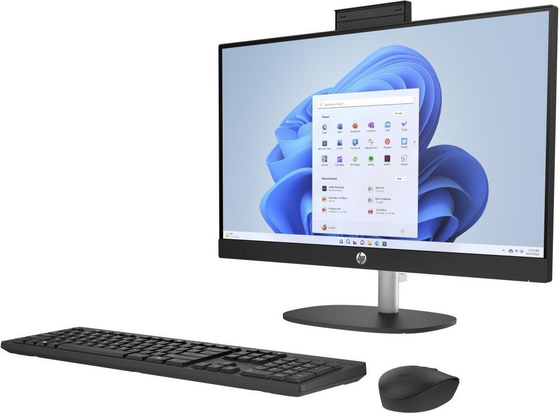HP Inc. HP AiO 24-cr2007nc, 24" FHD, Ultra7 255U, RAM 32GB DDR5, SSD 1TB, Win 11 Home, GamePass 3měsíce zdarma