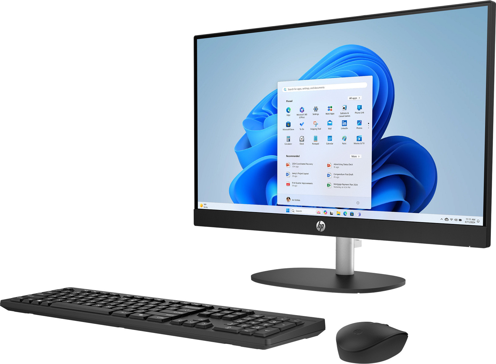 HP Inc. HP AiO 24-cr2007nc, 24" FHD, Ultra7 255U, RAM 32GB DDR5, SSD 1TB, Win 11 Home, GamePass 3měsíce zdarma
