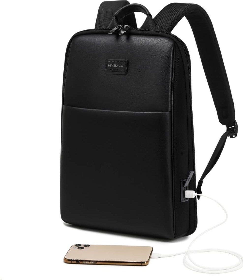 MYBALO ASTON
Perfektní volba pro minimalisty s dobrým vkusem

6 ikon:
- Nejtenčí batoh
- Elegantní
- Kapsa na notebook do 15,6"
- Kapsa na tablet do 9"
- Otevírání o 180 stupňů
- USB a USB-C port
- Drží tvar
- Voděodolný
- Skryté kapsy

Elegantní a