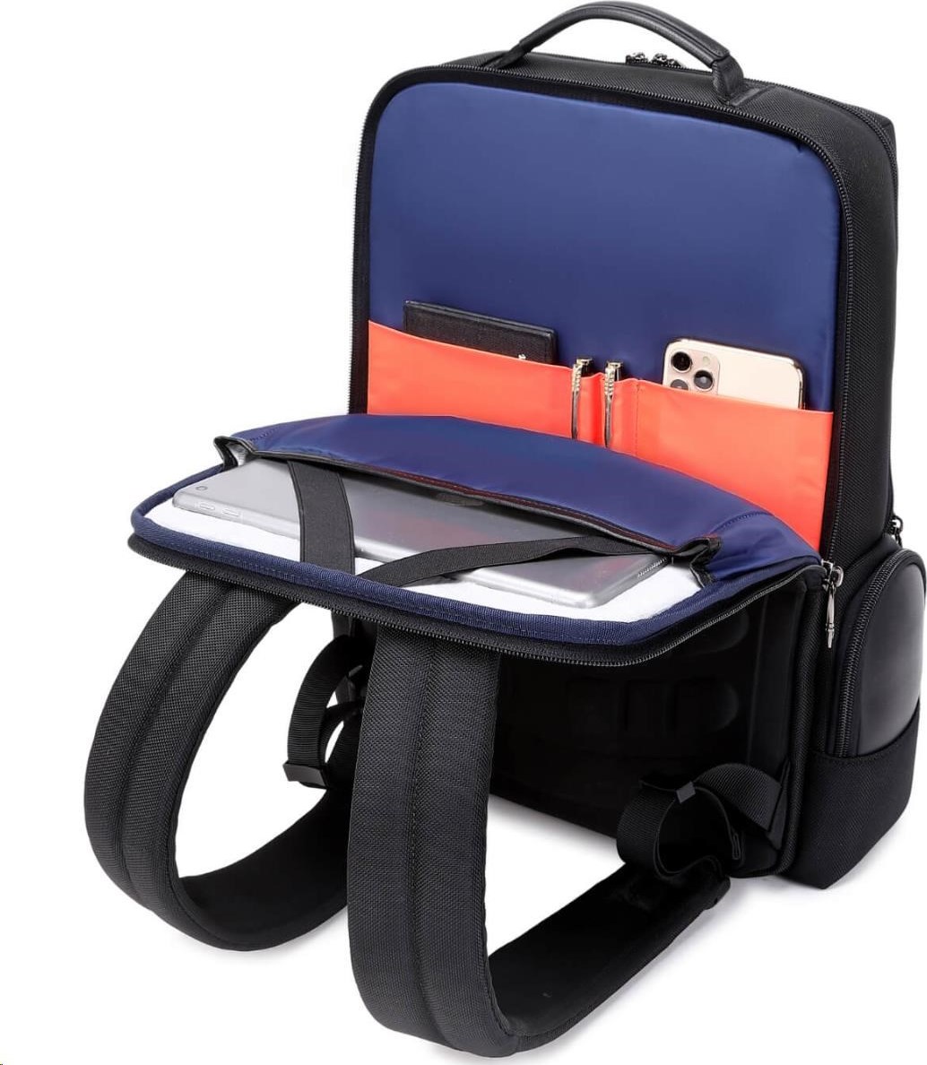 MYBALO ASTON
Perfektní volba pro minimalisty s dobrým vkusem

6 ikon:
- Nejtenčí batoh
- Elegantní
- Kapsa na notebook do 15,6"
- Kapsa na tablet do 9"
- Otevírání o 180 stupňů
- USB a USB-C port
- Drží tvar
- Voděodolný
- Skryté kapsy

Elegantní a