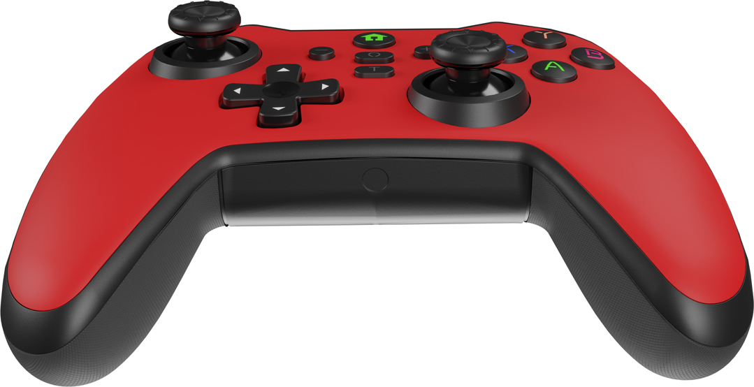 Drátový gamepad Genesis MANGAN 300, pro PC/Switch/Mobil, červený