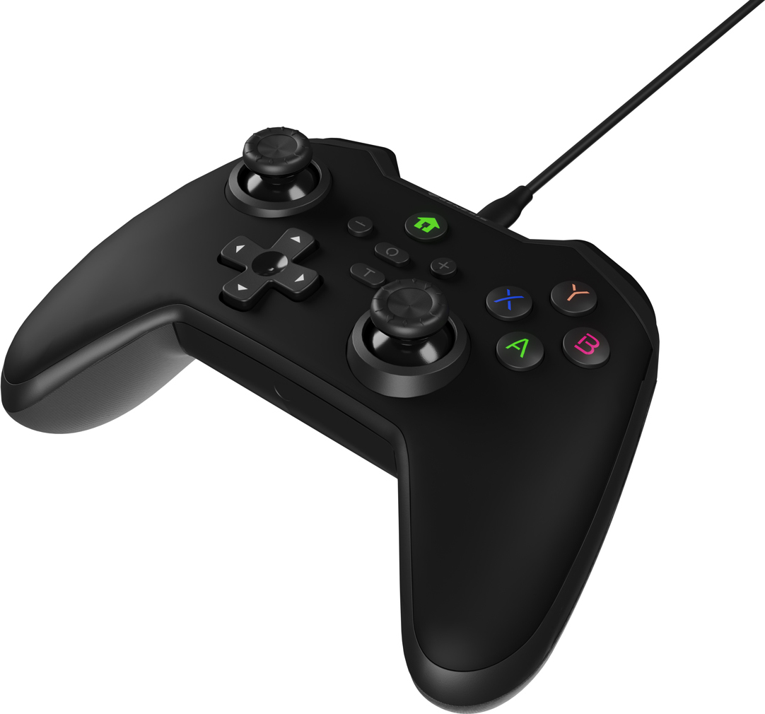 Drátový gamepad Genesis MANGAN 300, pro PC/Switch/Mobil, černý