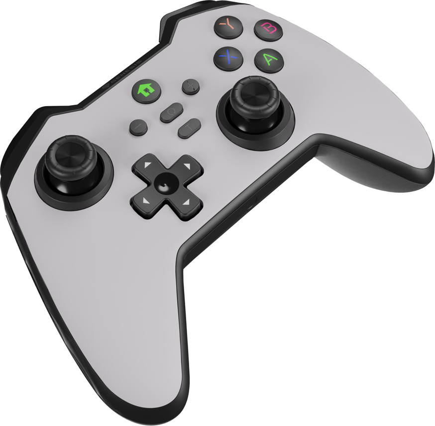Bezdrátový gamepad Genesis MANGAN 400 pro PC/Switch/Mobil, bílý