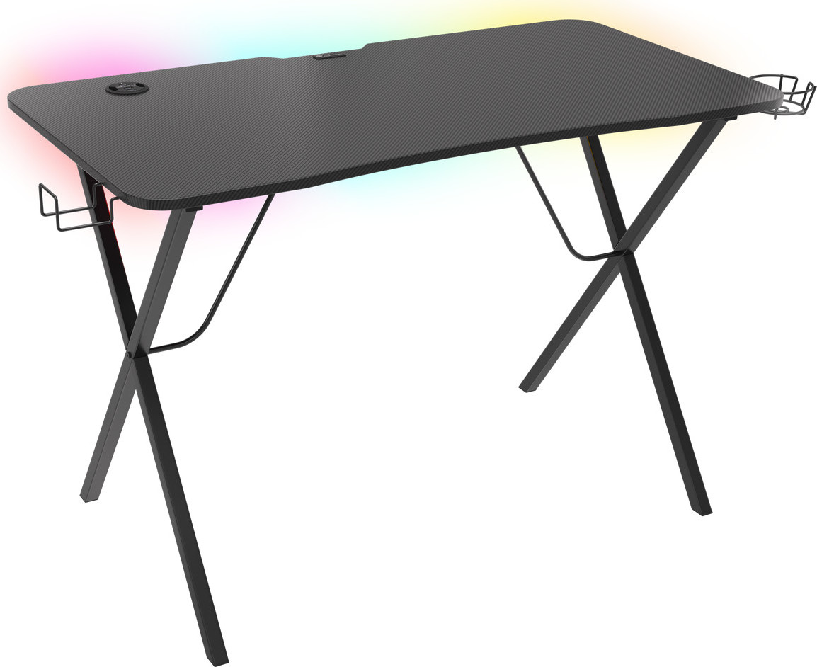 Genesis Holm 200 RGB - herní stůl s RGB podsvícením