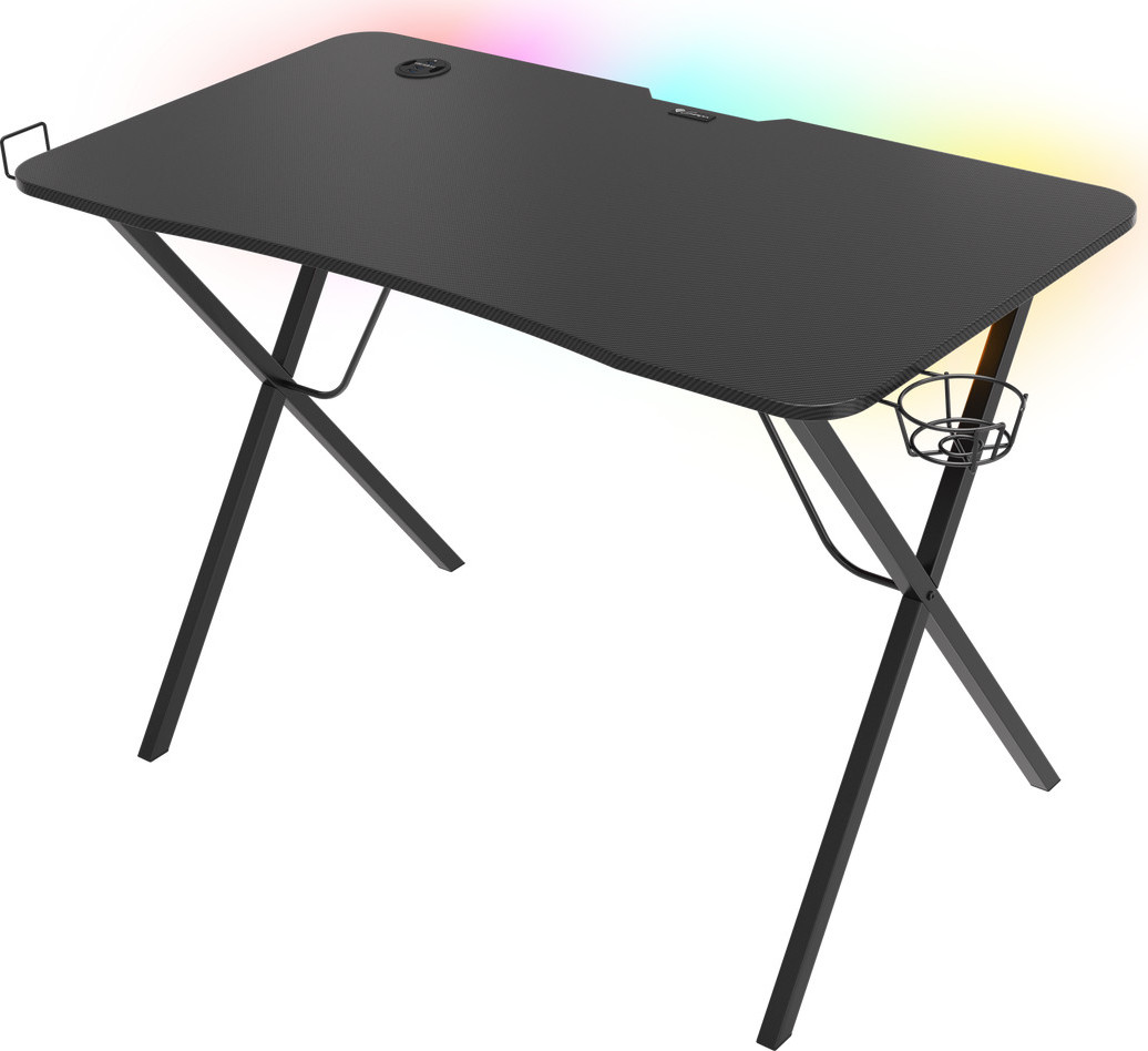 Genesis Holm 200 RGB - herní stůl s RGB podsvícením