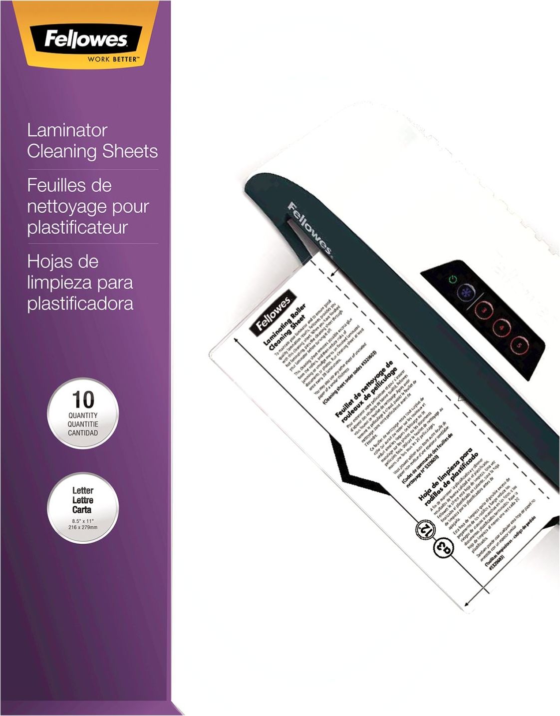 Čistící listy Fellowes pro laminátory