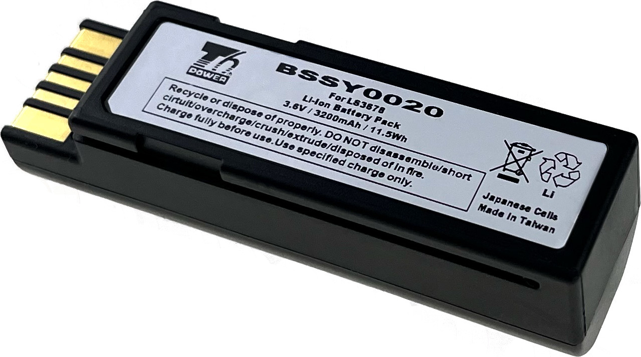 Baterie T6 Power pro Zebra LI3600, LI3608, LI3678, DS3600, DS3608, DS3678, 3200mAh, 11,5Wh, Li-ion