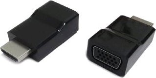 Gembird Kab. redukce HDMI na VGA, M/F, černá
