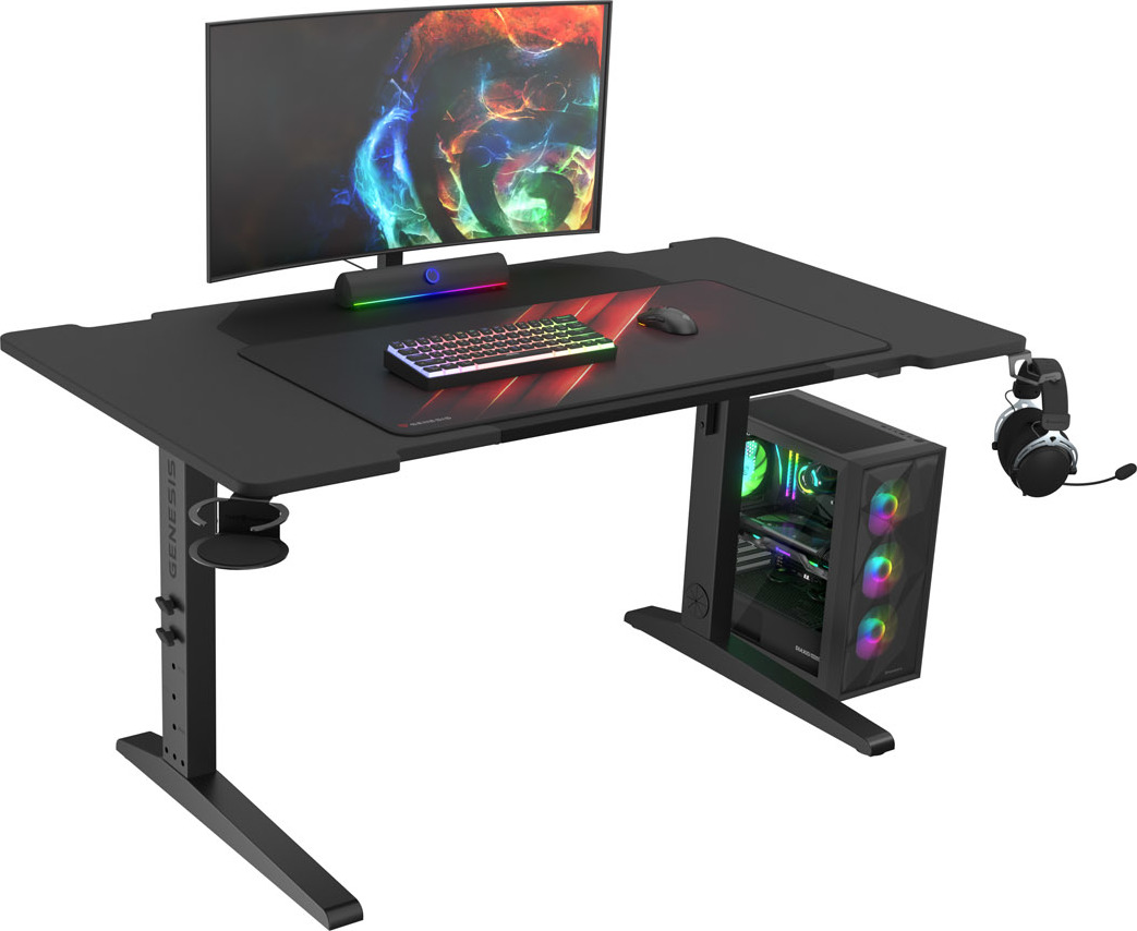 Herní stůl Genesis HOLM MODULAR 140, RGB