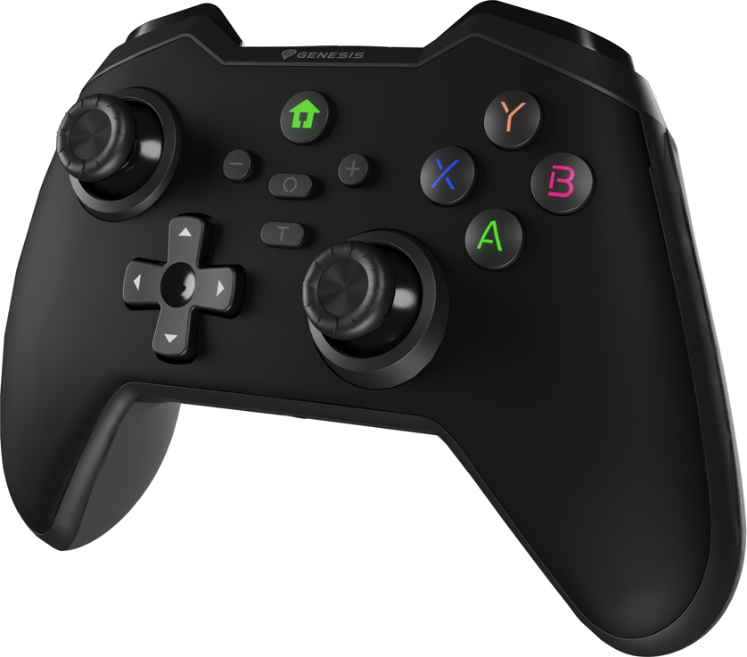 Bezdrátový gamepad Genesis MANGAN 400 pro PC/Switch/Mobil, černý