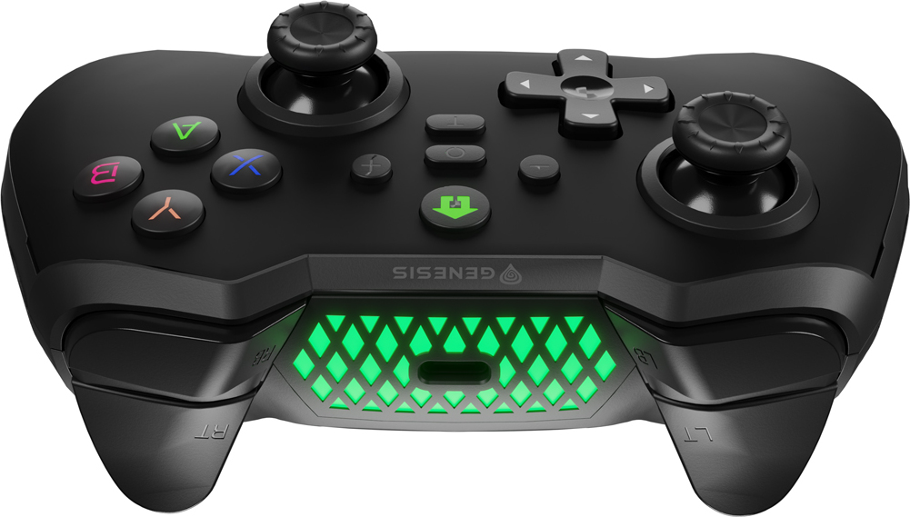 Bezdrátový gamepad Genesis MANGAN 400 pro PC/Switch/Mobil, černý