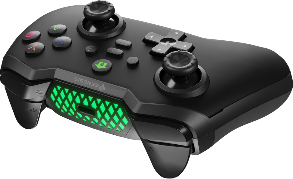 Bezdrátový gamepad Genesis MANGAN 400 pro PC/Switch/Mobil, černý