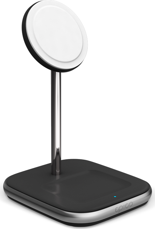Epico 2in1 MagSafe Wireless Charger - černá