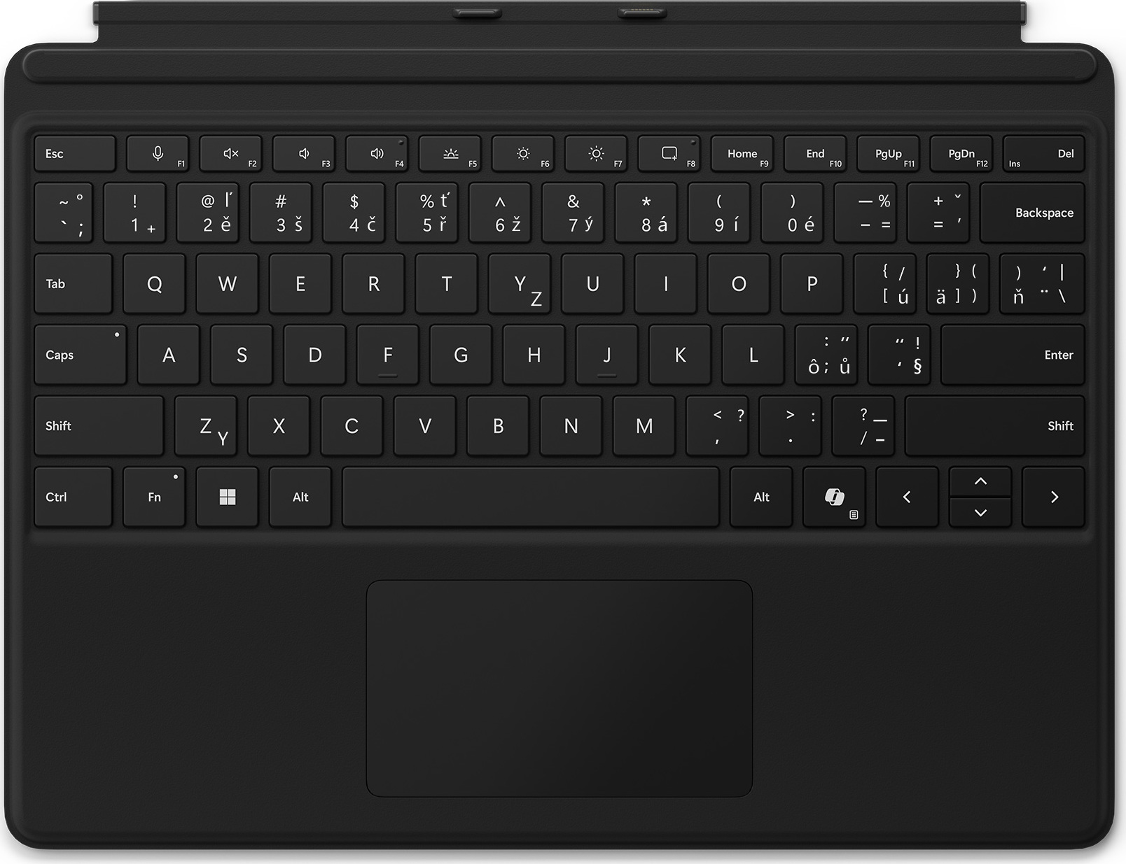 Microsoft Surface Pro Keyboard (Black), Commercial, CZ&SK (potisk)