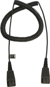 Jabra Extension cord, QD-QD, 0,5-2m, coiled