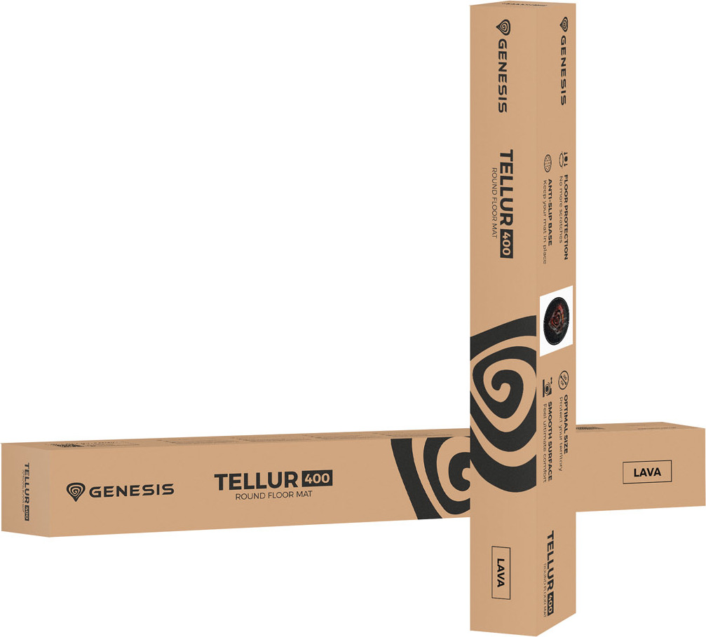 Genesis ochranná rohož TELLUR 400 ROUND LAVA 100CM