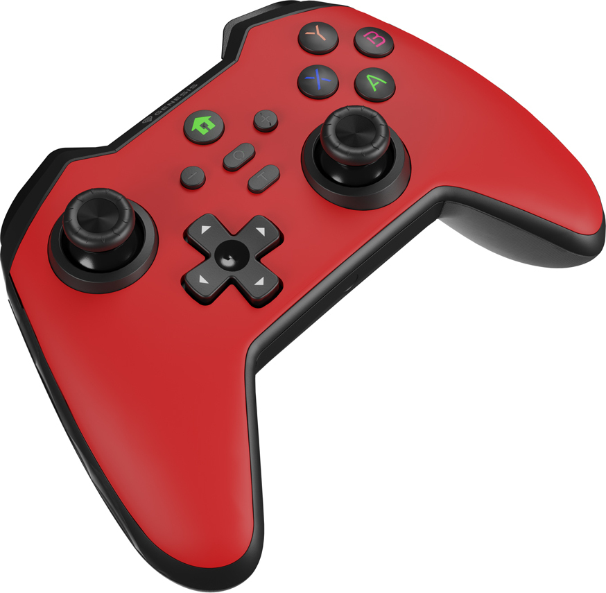 Bezdrátový gamepad Genesis MANGAN 400 pro PC/Switch/Mobil, červený