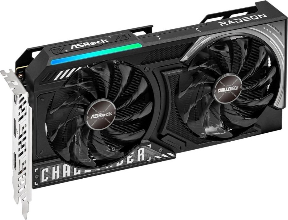 ASRock VGA AMD Radeon RX 9060 XT Challenger 16GB OC, RX 9060 XT, 16GB GDDR6, 2xDP, 1xHDMI