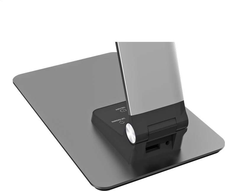 Fellowes Platinet PDL509 stolní LED lampa 10W, stmívatelná, dotykové ovládání, USB port, ALU