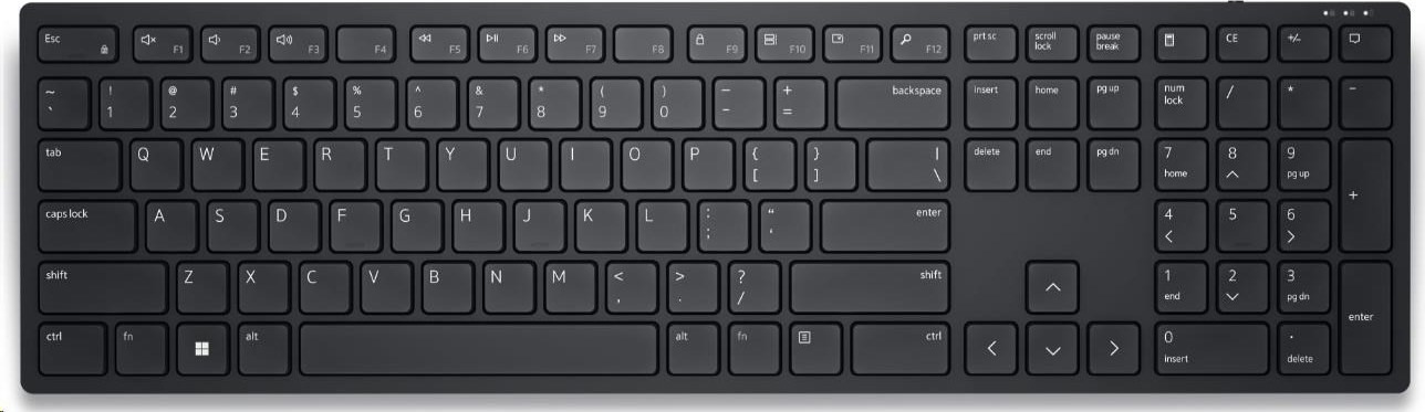 DELL KLÁVESNICA Wireless Keyboard - KB500 - Czech/Slovak (QWERTZ)