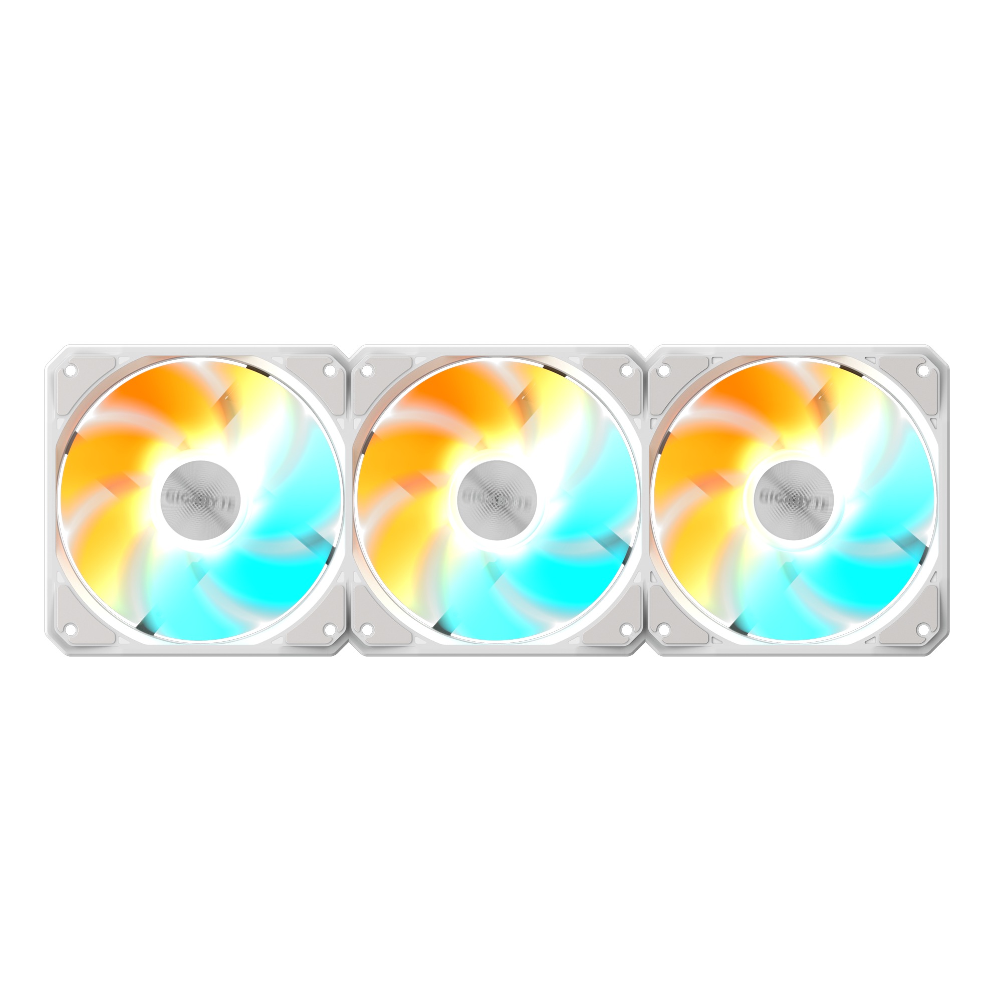 GIGABYTE ventilátor EZ CHAIN RVS FAN 3-PACK, 3x120mm, bílá