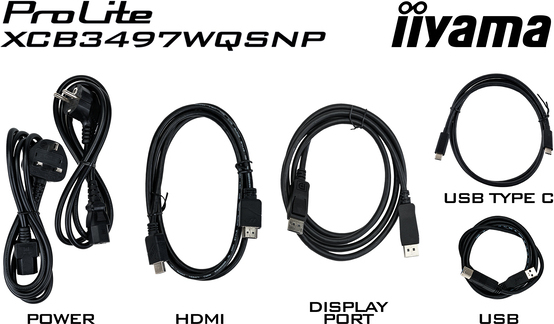 iiyama ProLite/XCB3497WQSNP-B1/34"/VA/wQHD/120Hz/0,4ms/Black/3R